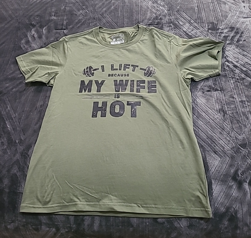 Olive Green Graphic Tee - Men's Short Sleeve